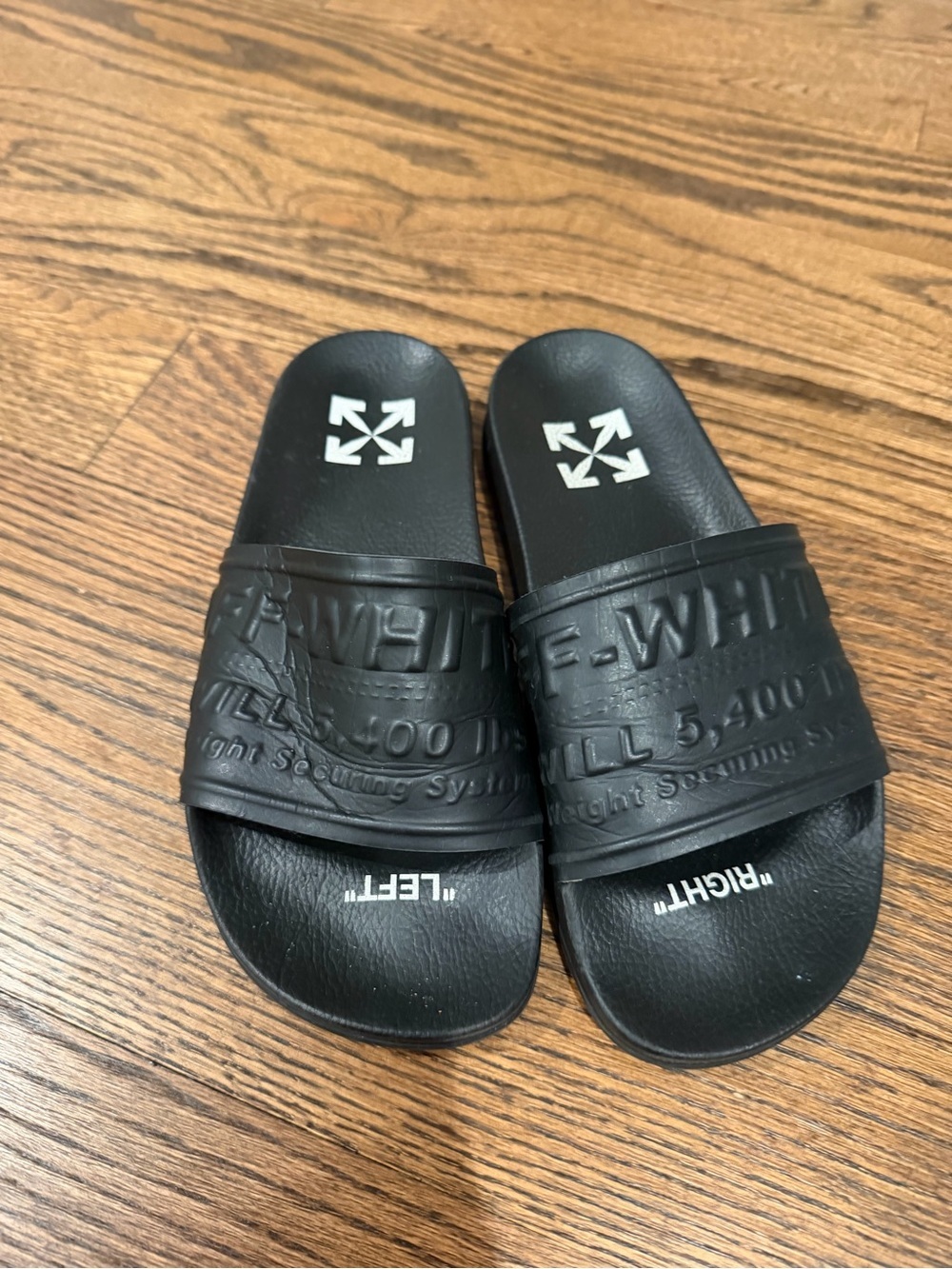 Off-White Virgil Abloh Pool Slides Women